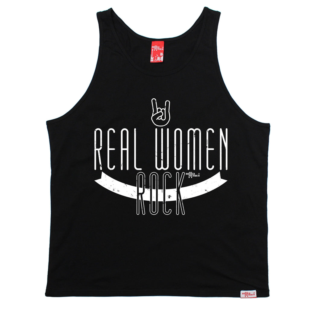 Banned Member Real Women Rock Music Vest Top
